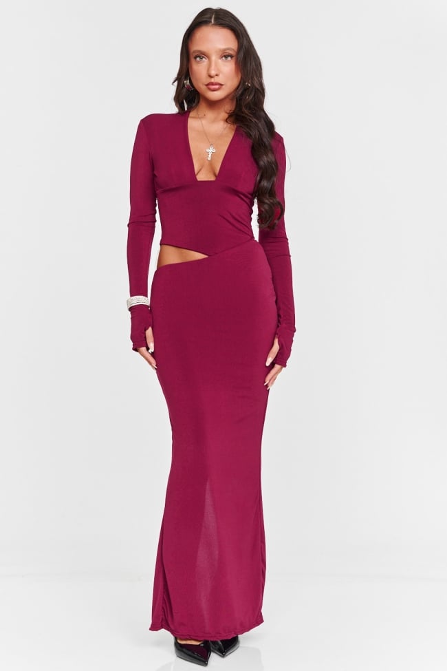 Φόρεμα Maxi Cut Out