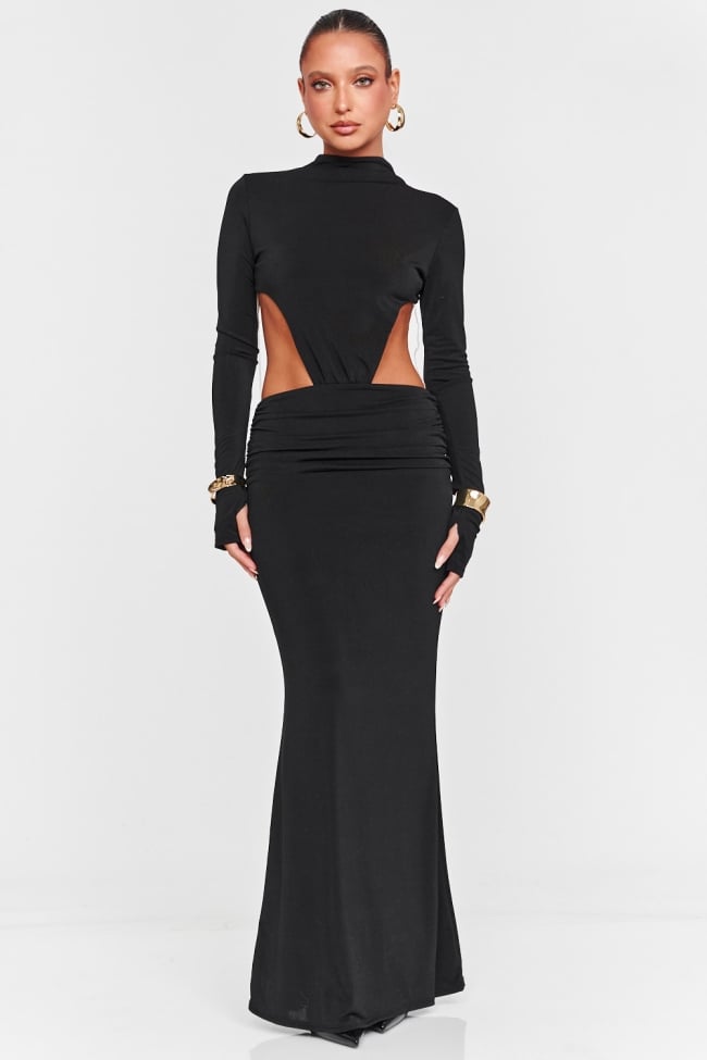 Φόρεμα Maxi Cut Out Εξώπλατο