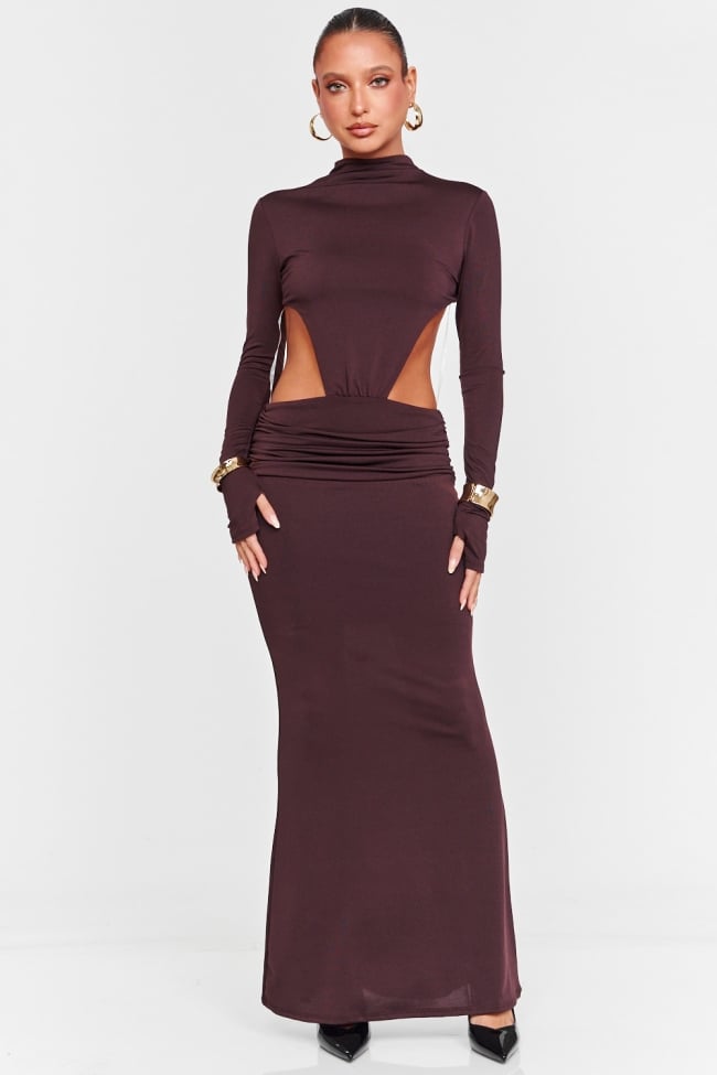 Φόρεμα Maxi Cut Out Εξώπλατο