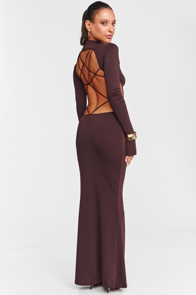 Φόρεμα Maxi Εξώπλατο