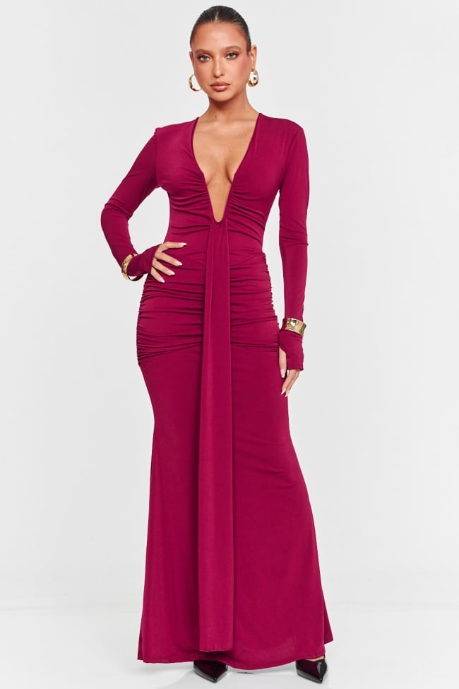 Φόρεμα Maxi με Σταθερό