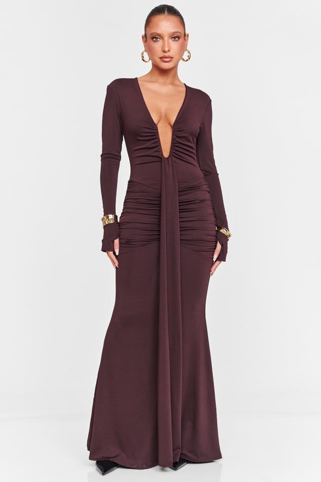 Φόρεμα Maxi με Σταθερό