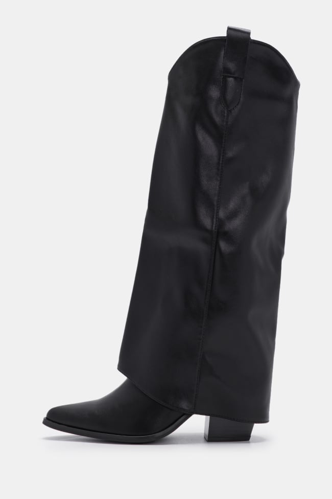 Μπότες Cowboy Layered Δερματίνη