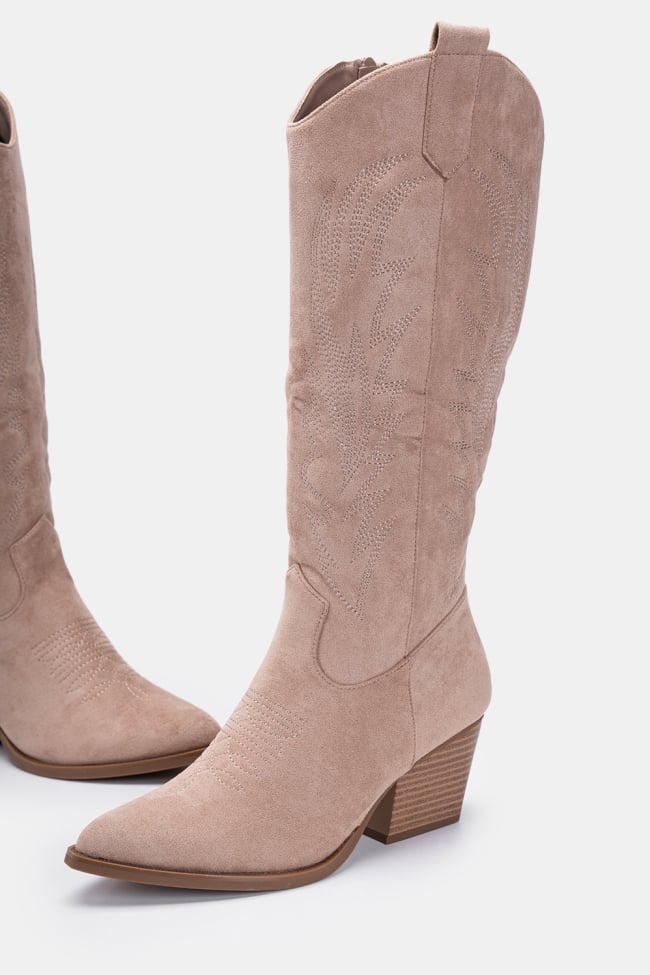 Μπότες Cowboy Suede