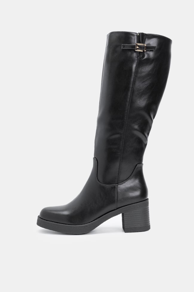 Μπότες Δερματίνη με Λουράκι