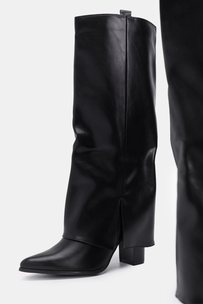 Μπότες Layered Δερματίνη