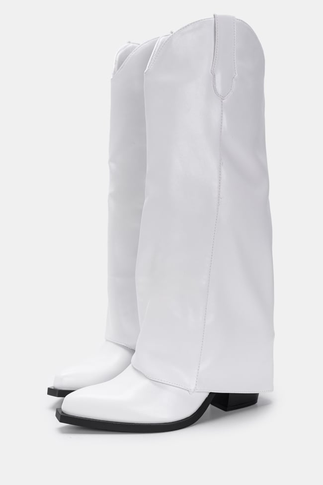 Μπότες Layered Δερματίνη