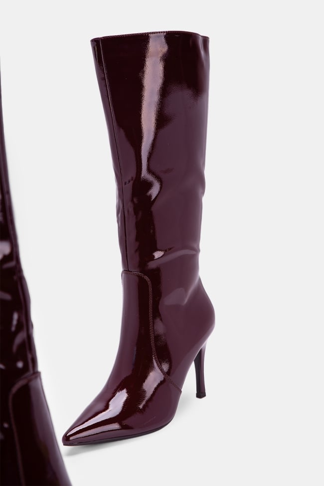 Μπότες Λουστρίν Μυτερές