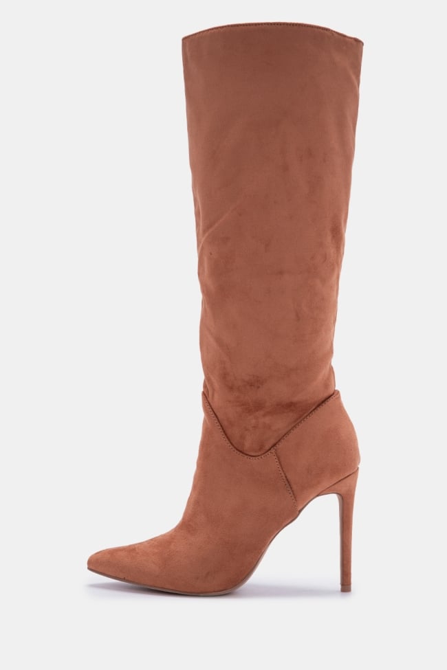 Μπότες Suede Μυτερές