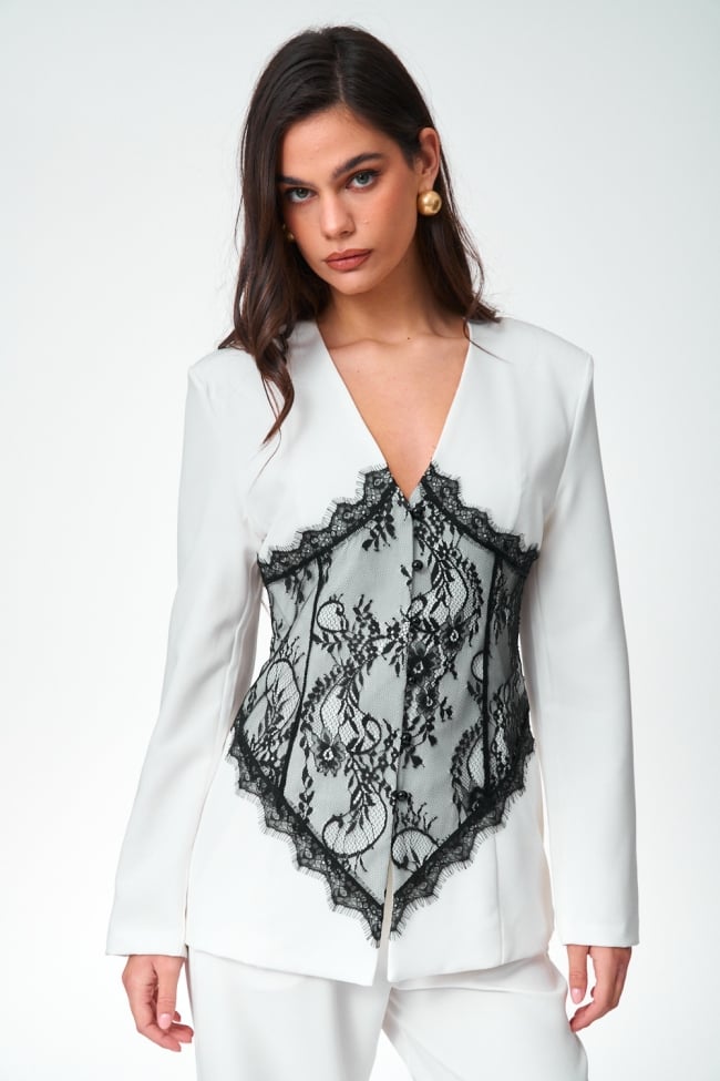 Σακάκι με Δαντέλα