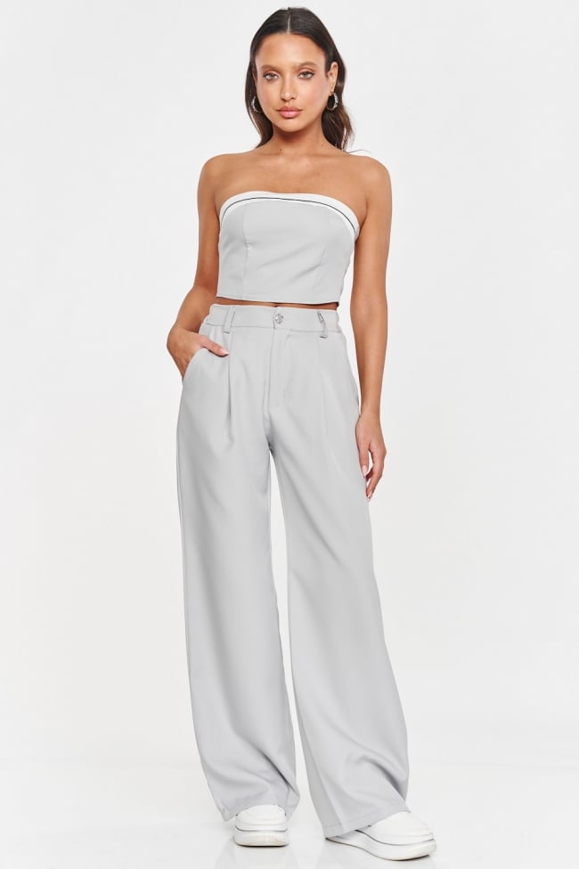 Set Crop Top & Παντελόνι