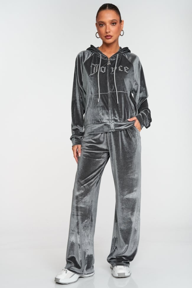 Set Φόρμες Velvet με Ζακέτα