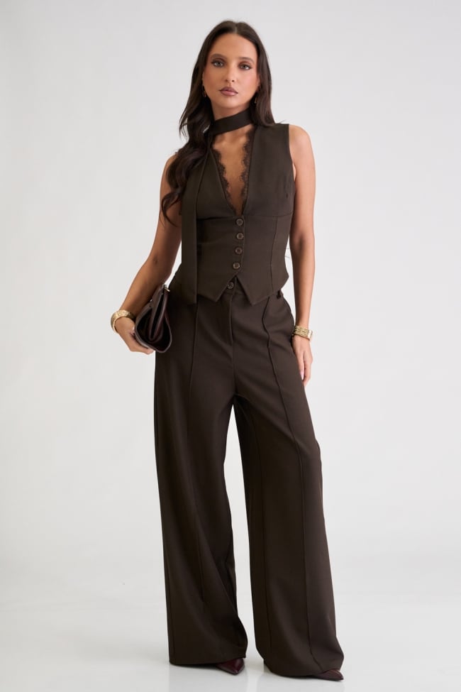 Set Lace Vest & Pants