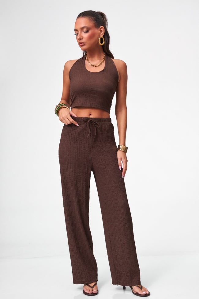 Set Top Oversized & Gofre Trousers